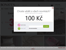 Tablet Screenshot of bonatex.cz